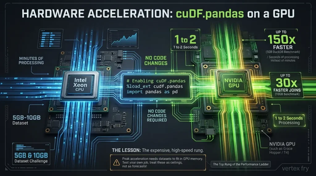 Evaluating cuDF pandas hardware