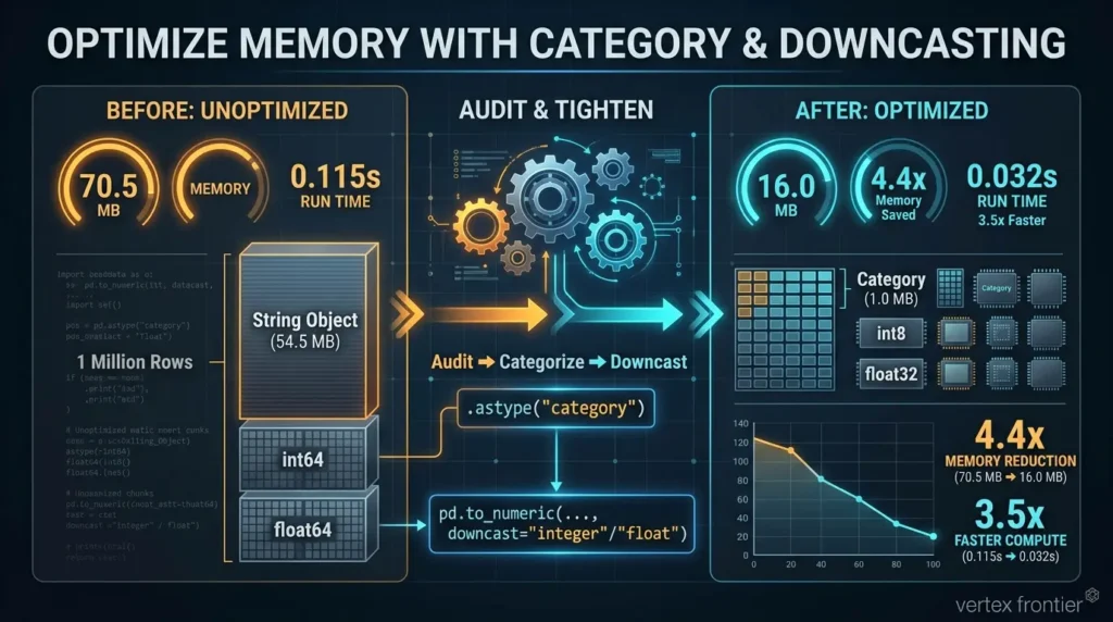 Optimize Memory with Python Pandas