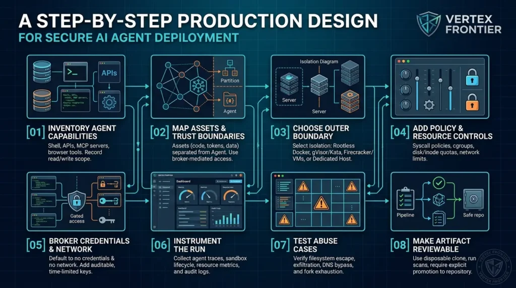 Sandboxing AI Coding Agents: Comparing Docker, Firecracker & eBPF Isolation in Production Production design steps for agents
