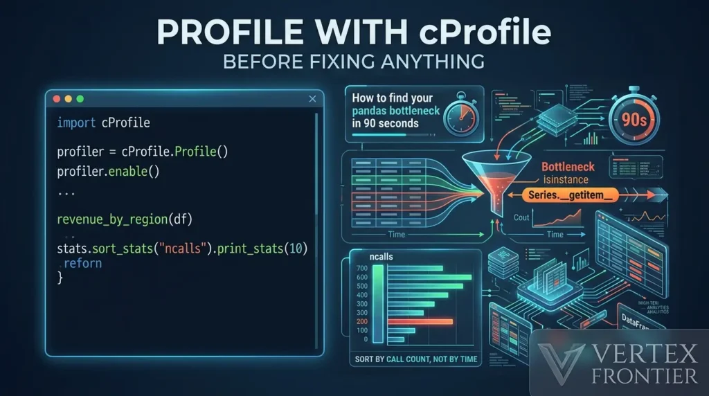 Profiling pandas code performance
