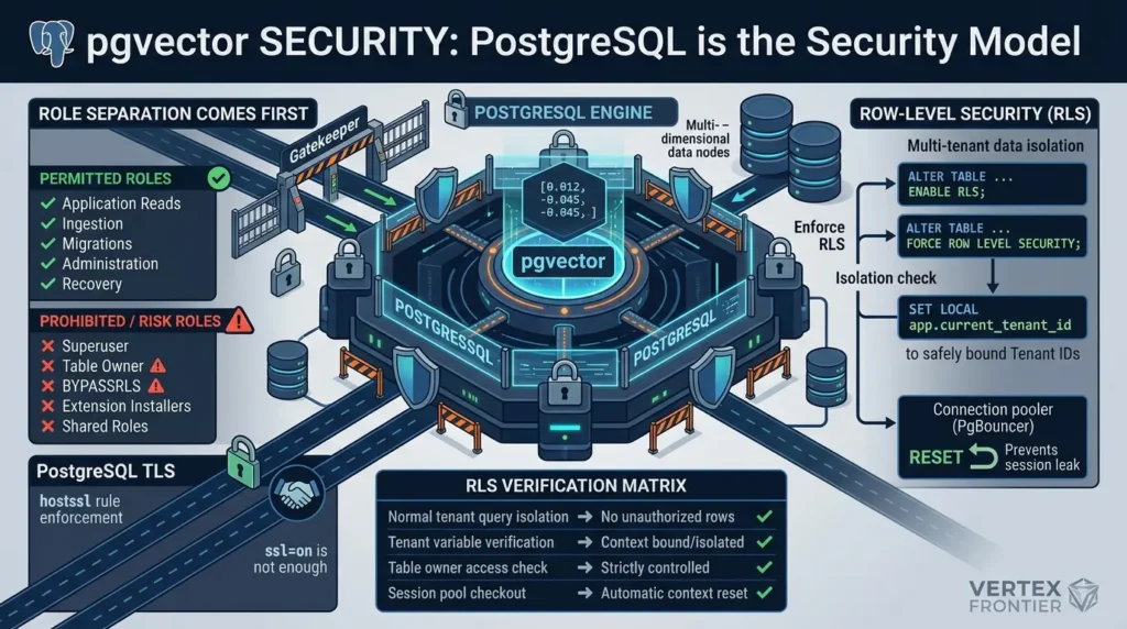 Vector Database Security: Hardening Pinecone, Qdrant, Weaviate, and pgvector Securing pgvector security model