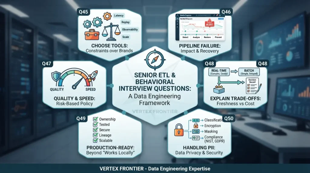 ETL Interview Questions: 50 Questions and Answers for Data Engineers Senior ETL interview questions