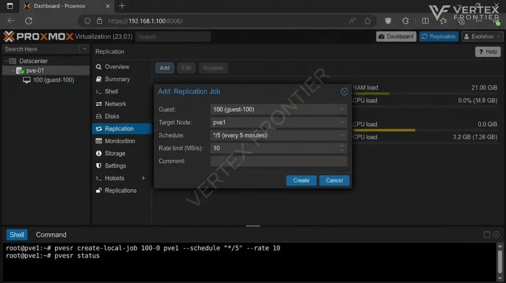 Proxmox Storage Types Explained: ZFS, Ceph, LVM and NFS Setting up replication job