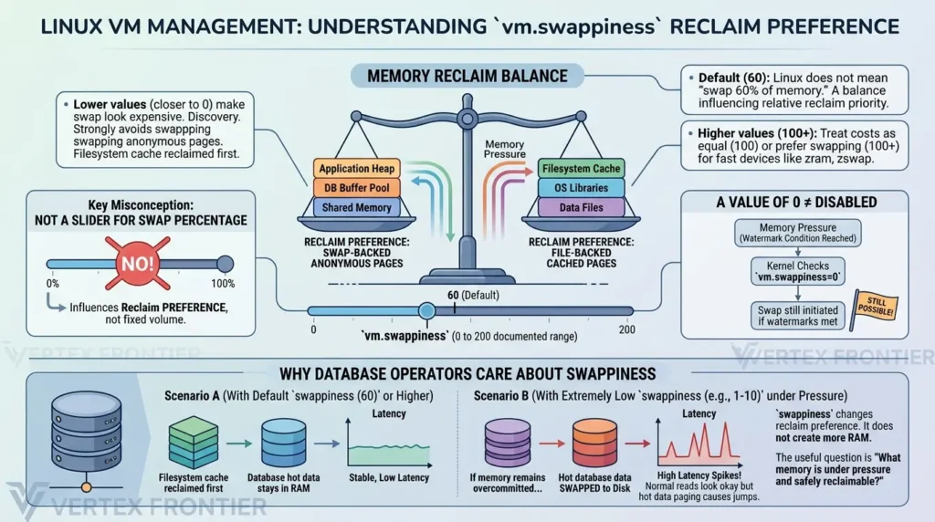 Tuning Linux vm.swappiness and Dirty Ratios for PostgreSQL and ClickHouse Understanding Linux vm.swappiness